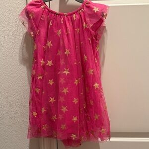 Siaomimi Pink Dress with Gold Stars
